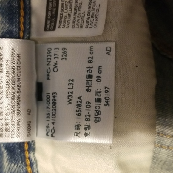 NWT Levi Strauss & Co. High Rise Skinny W32 L32 Color Light Blue - Picture 9 of 12